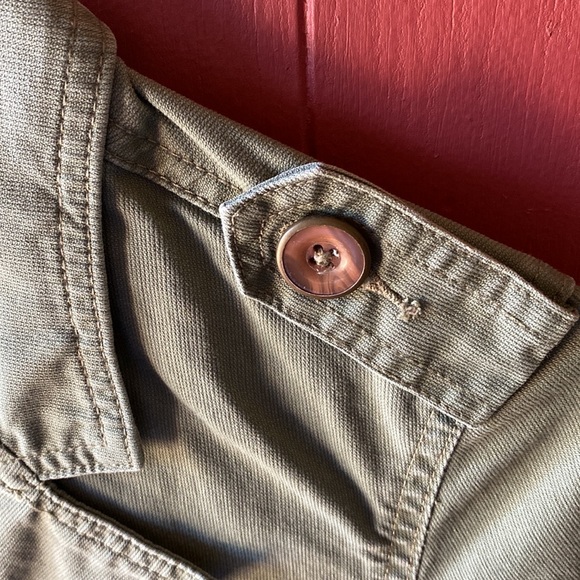 Utility Green Denim Jacket - Picture 7 of 7